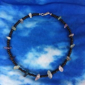 aura rainbow fluorite choker 🔮✨